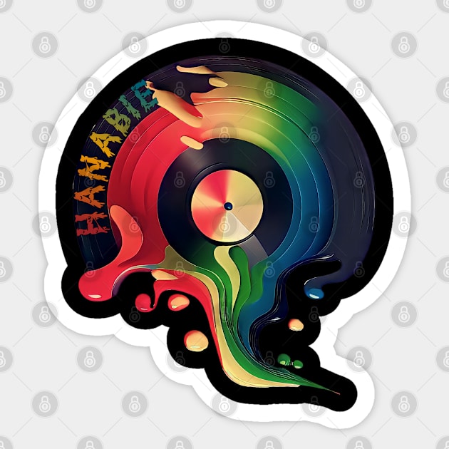 Hanabie Colorful Vinyl Sticker by FUTURE SUSAN